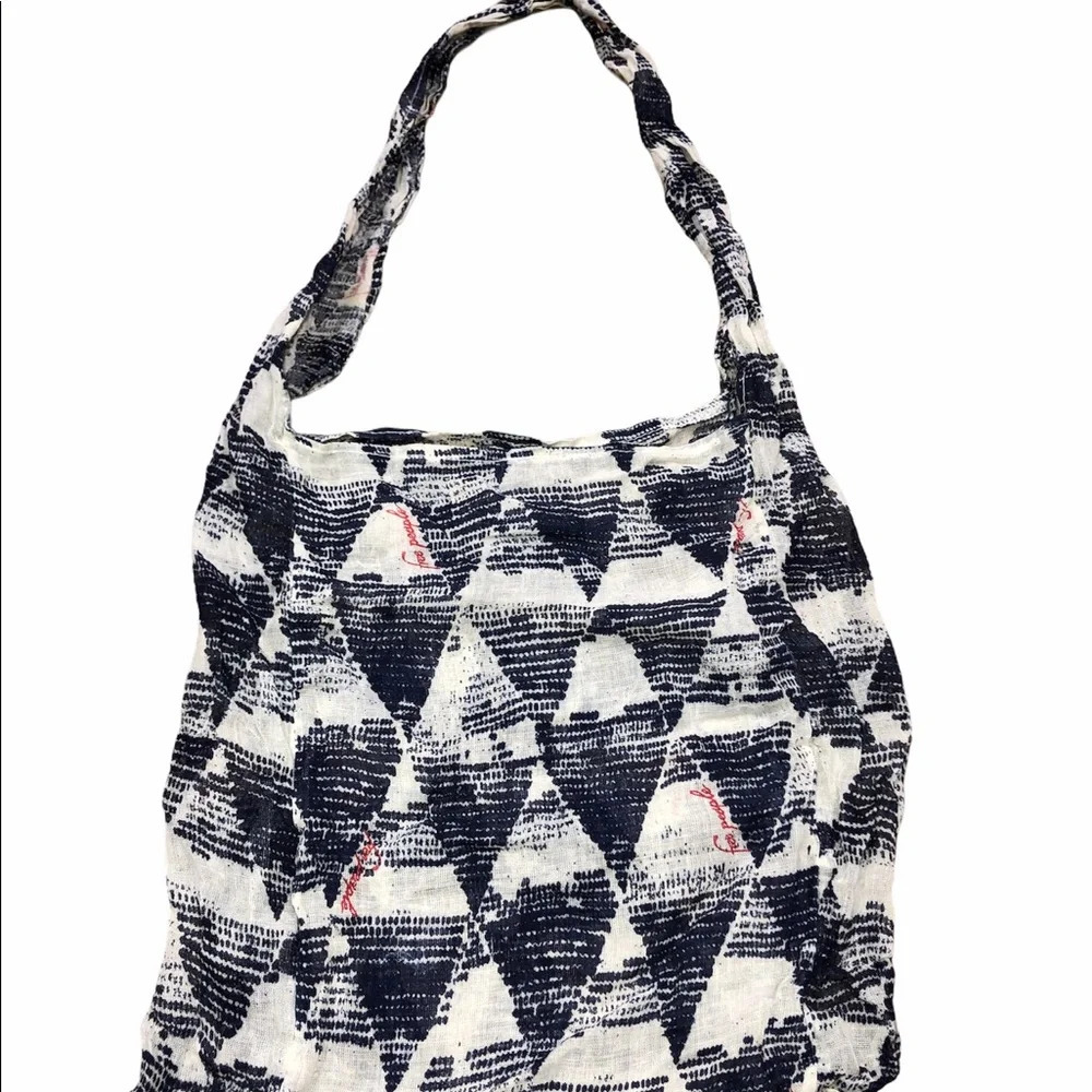 Free People cloth cross body tote bag